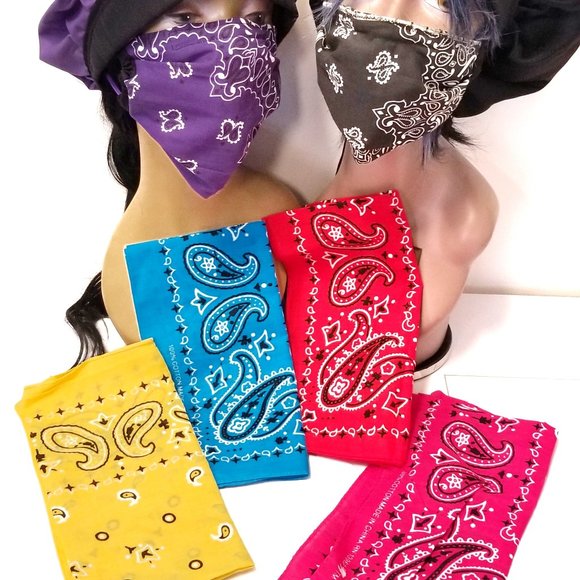 NEW COLORS BANDANA MASK - Picture 1 of 1